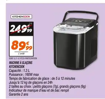 Netto KITCHENCOOK MACHINE À GLAÇONS offre