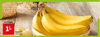 Auchan Bananes bio offre