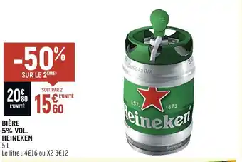 Spar HEINEKEN BIÈRE 5% VOL offre