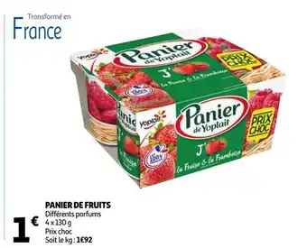 Auchan Panier de fruits offre