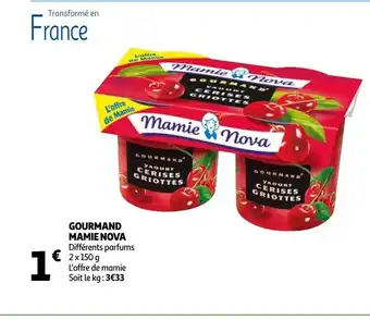 Auchan Gourmand mamie nova offre