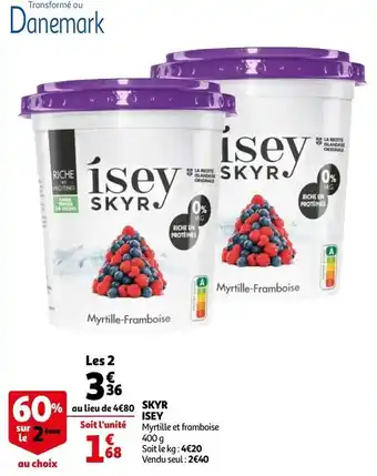 Auchan Skyr isey offre