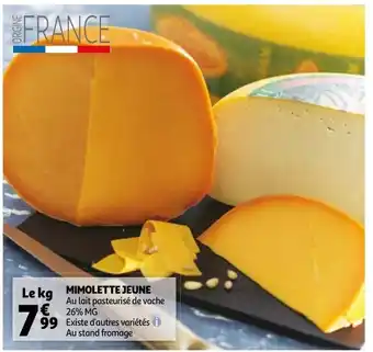 Auchan Mimolette jeune offre