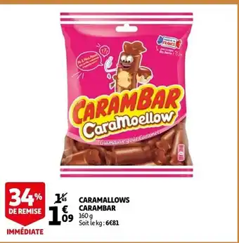 Auchan Caramallows Carambar offre