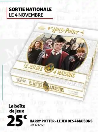 Auchan Harry Potter-Le Jeu Des 4 Maisons offre
