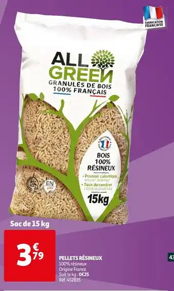 Pellets Résineux