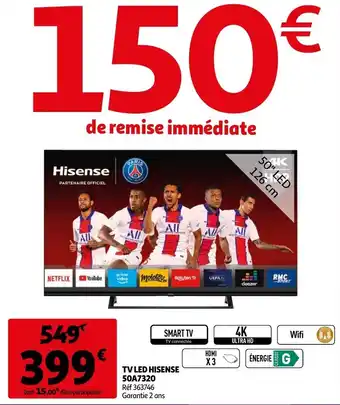 Auchan TV Led Hisense offre