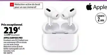 Auchan Apple Airpods Pro offre