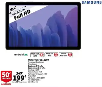 Auchan Tablette A710.4 32Go offre