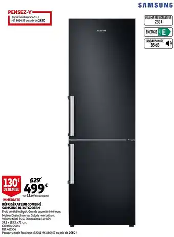Auchan Réfrigérateur Combiné offre