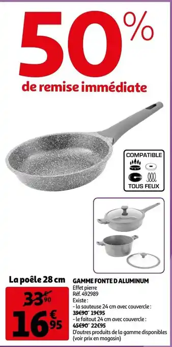 Auchan Gamme Fonte D Aluminum offre