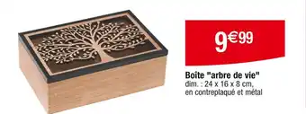 Cora Boîte arbre de vie offre