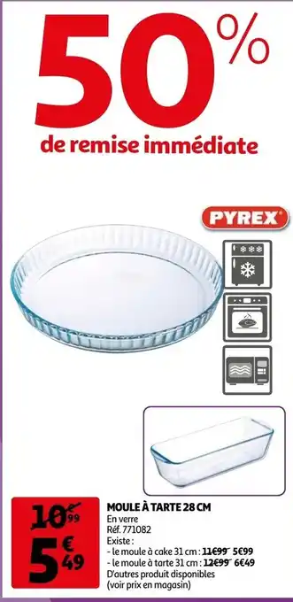 Auchan Moule à Tarte 28cm offre