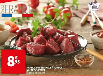 Auchan Viande Bovine : Pièce à Fondue offre