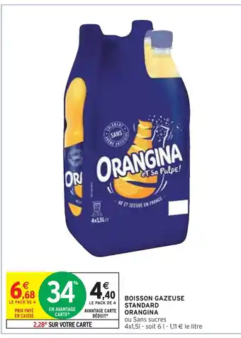 Intermarché ORANGINA BOISSON GAZEUSE STANDARD offre