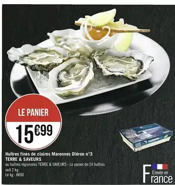 Casino Supermarchés Huîtres Fines de Claires Marennes Oléron n°3 offre