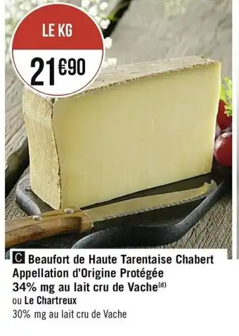 Beaufort de Haute Trentaise Chabert