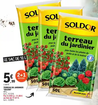 E.Leclerc TERREAU DU JARDINIER "SOLDOR" offre