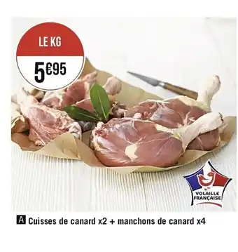 Cuisses de Canard x2+ Manchons de Canard x4