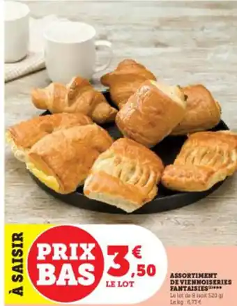 Super U ASSORTIMENT DE VIENNOISERIES FANTAISIES offre