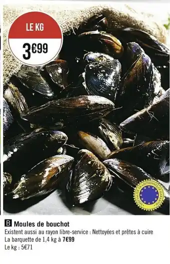 Casino Supermarchés Moules de Bouchot offre