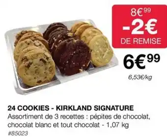 Costco 24 COOKIES - KIRKLAND SIGNATURE offre