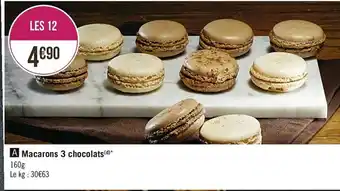 Macarons 3 Chocolats