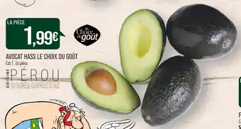 Match LE CHOIX DU GOÛT AVOCAT HASS offre