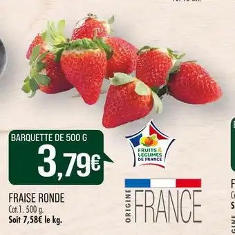 Match FRAISE RONDE offre