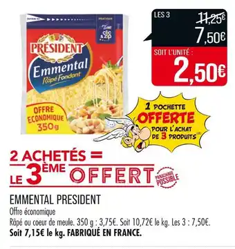 Match PRESIDENT EMMENTAL offre