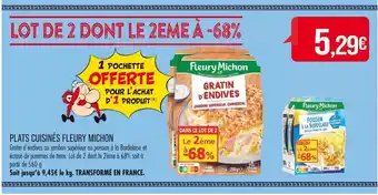 Match FLEURY MICHON PLATS CUISINÉS offre