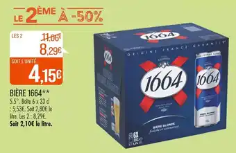 Match 1664 BIÈRE offre