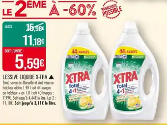 Match X-TRA LESSIVE LIQUIDE ▲ offre