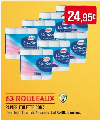 Match CORA PAPIER TOILETTE offre