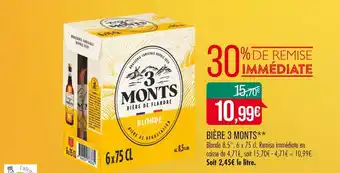 Match 3 MONTS BIÈRE offre