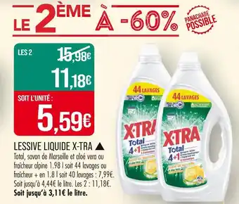 Match X-TRA LESSIVE LIQUIDE ▲ offre