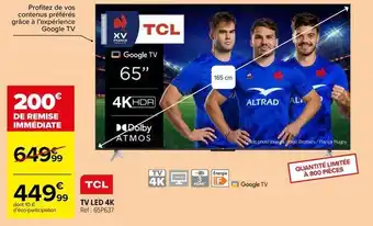 Carrefour Drive Smart tv led offre