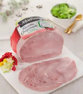 Carrefour Jambon cuit supérieur sans couenne Recette Originale MADRANGE offre