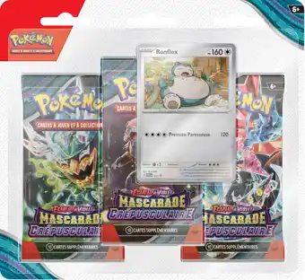 Carrefour POKEMON Pokémon EV06 : Pack 3 Boosters offre