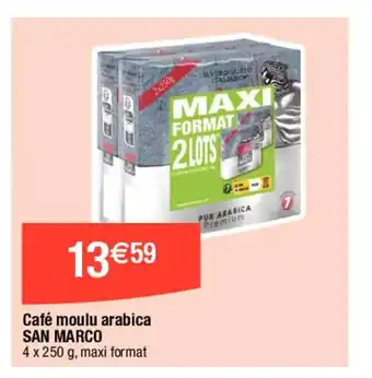 Migros Café moulu arabica SAN MARCO offre