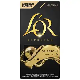 Auchan Capsules De Café L'or Expresso offre