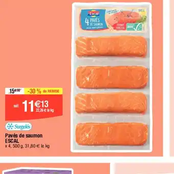 Migros Pavés de saumon offre