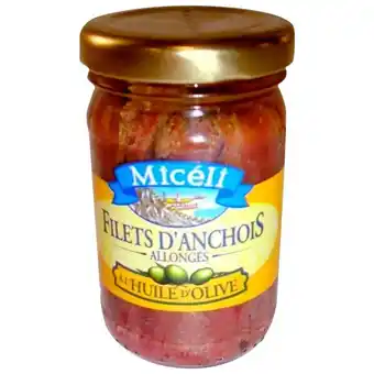 Auchan Filets D'anchois Allongés À L'huile D'olive Micéli offre