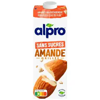 Auchan Boisson Végétale Amande Alpro offre