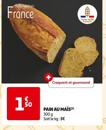 Auchan Supermarché PAIN AU MAÏS offre