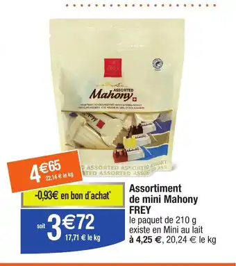 Migros Assortiment de mini Mahony FREY offre
