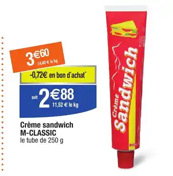 Migros Crème sandwich M-CLASSIC offre