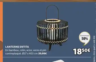 JYSK LANTERNE ENTITA offre