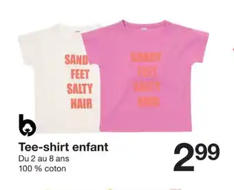 Zeeman Tee-shirt enfant offre