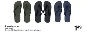 Tongs homme